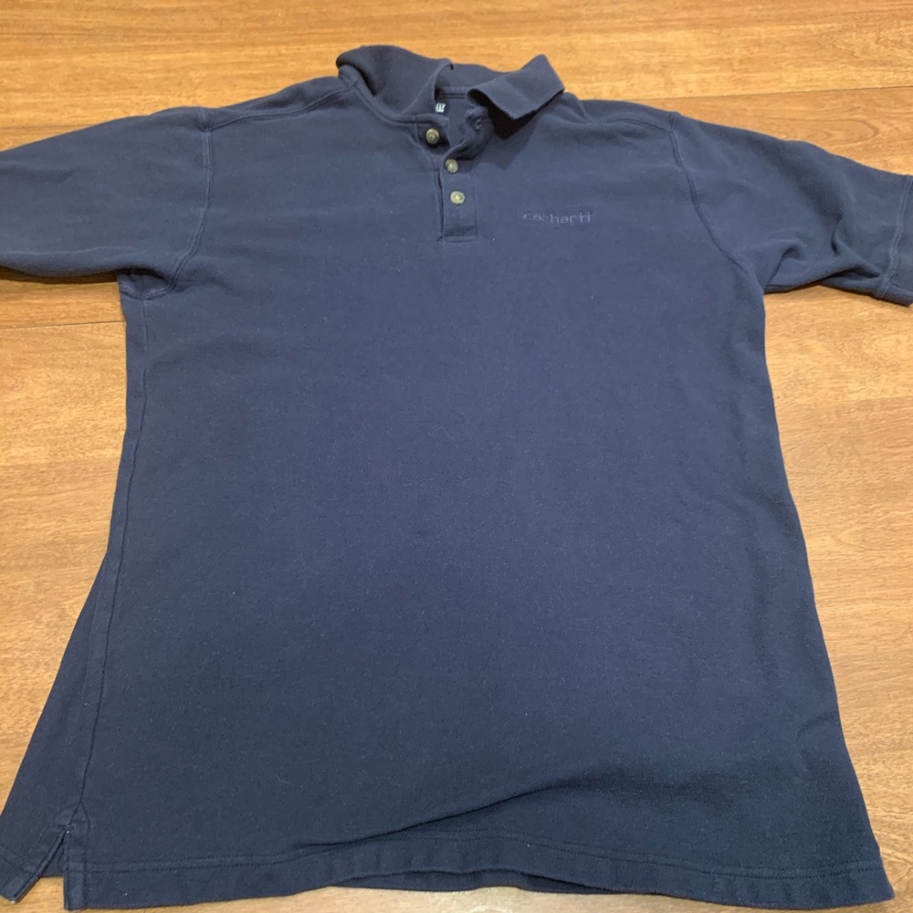 Carhartt Blue Polo - Medium